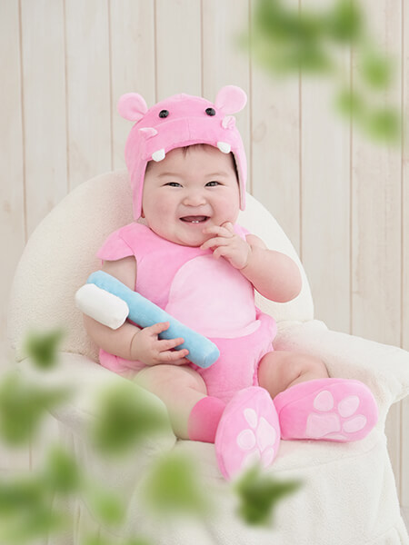 生後100日の赤ちゃんにピッタリの衣装も多数!