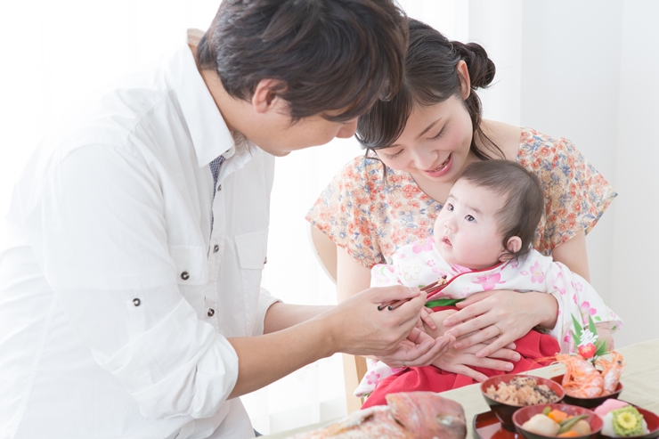 百日祝い(お食い初め)に使う石の代わりになる物