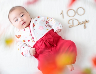 百日祝い（お食い初め）はお花で華やかに！写真映えするアイデア