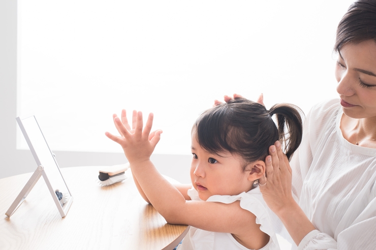 3歳の七五三はヘアスタイルに苦労するママが続出!解決策は?