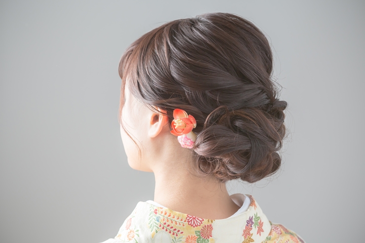 七五三|着物に似合う母親のヘアスタイル