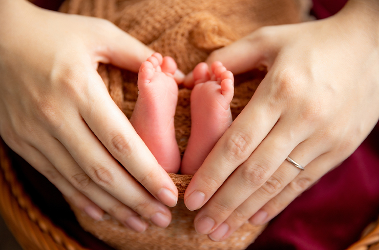 ニューボーンフォトの撮影アイデア