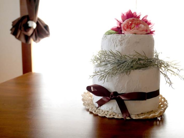 ハーフバースデーのクレイケーキ｜基本の作り方