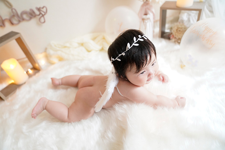 ハーフバースデーフォト撮影のコツ