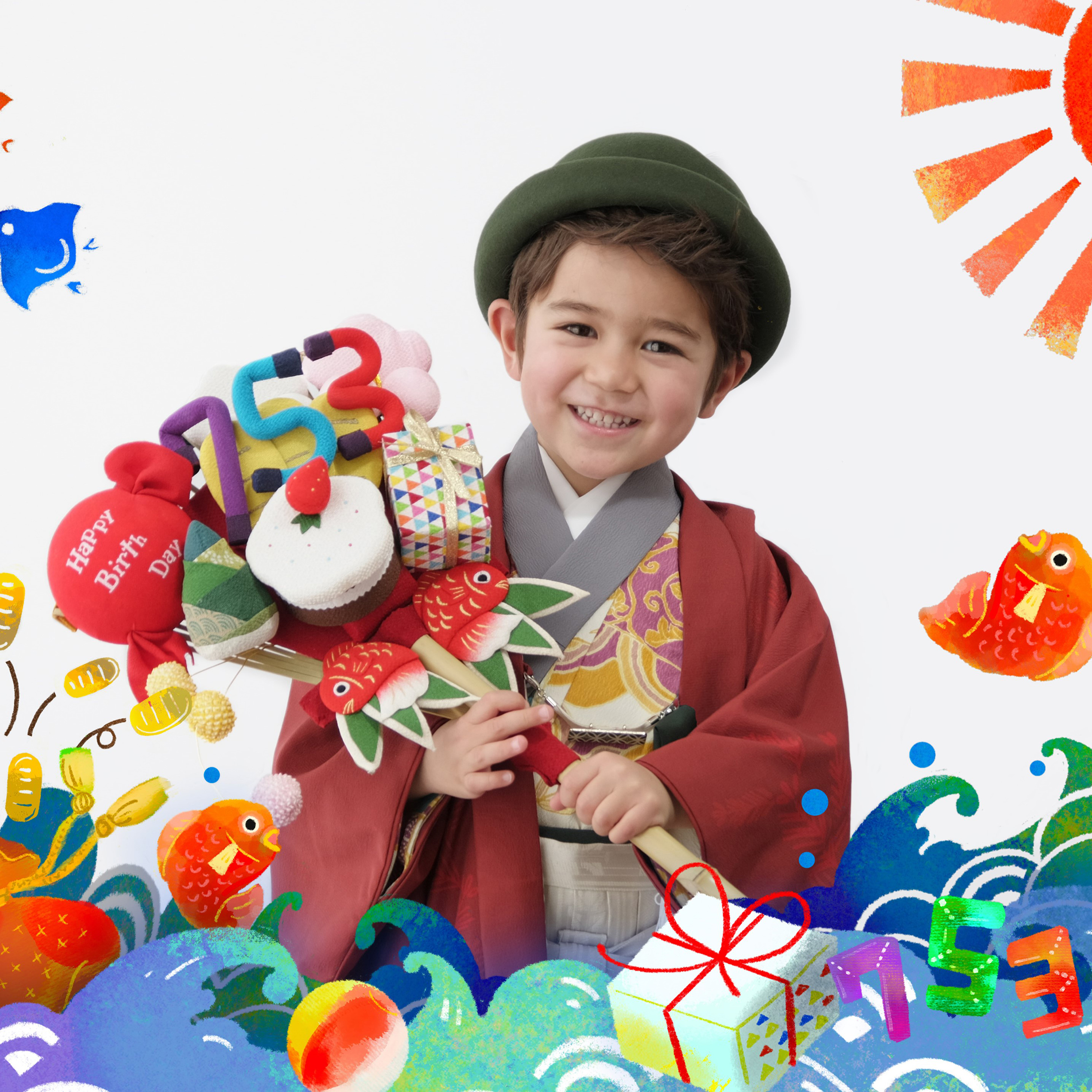 七五三撮影をお誕生日に♪ 七五三