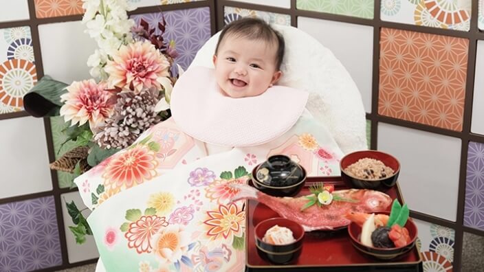 百日祝い（お食い初め）