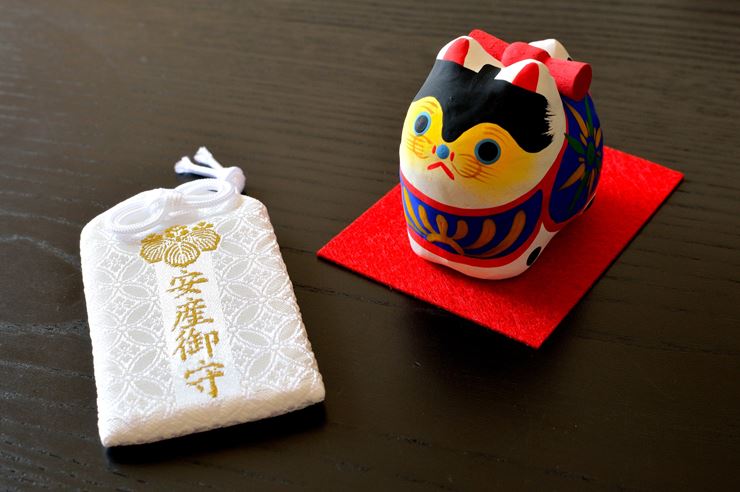 安産祈願のお守りはどこにつける?