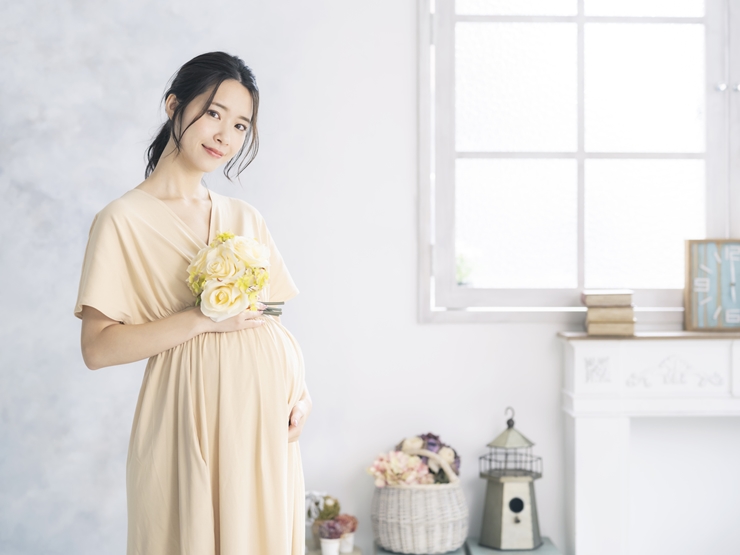 マタニティフォトの髪形はおしゃれに!長さ別おすすめアレンジ