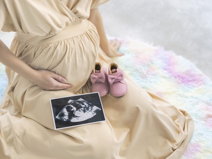 サッシュベルト以外にも!マタニティフォトの小物アイデア