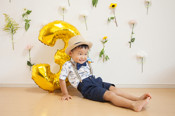 3歳のバースデーフォトを残そう！撮影のコツやフォトスタジオの選び方