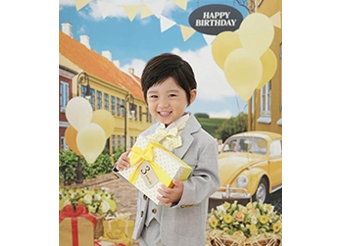  バースデー撮影と七五三撮影が一度に楽しめる♪