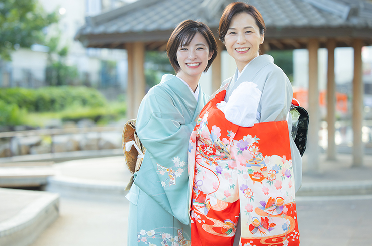 和装でお宮参り｜母親（ママ）やご家族はどんな着物を着る？