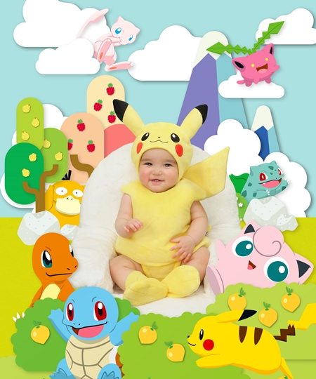 男の子に人気のポケモンキャラクター撮影も◎