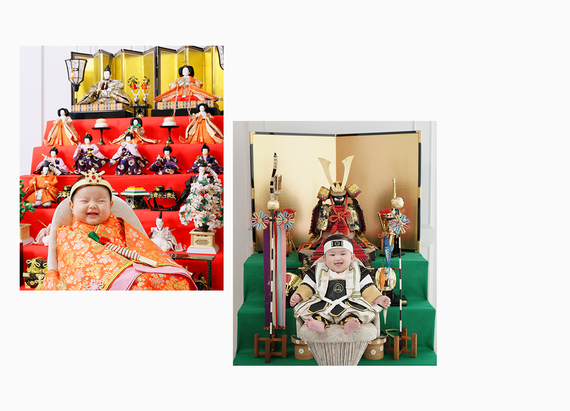 節句だけのスペシャル!豪華なお飾りはハズせない♪